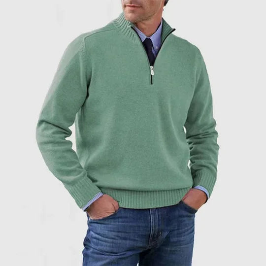 Howard | Suéter con cremallera: calidez clásica y elegancia moderna