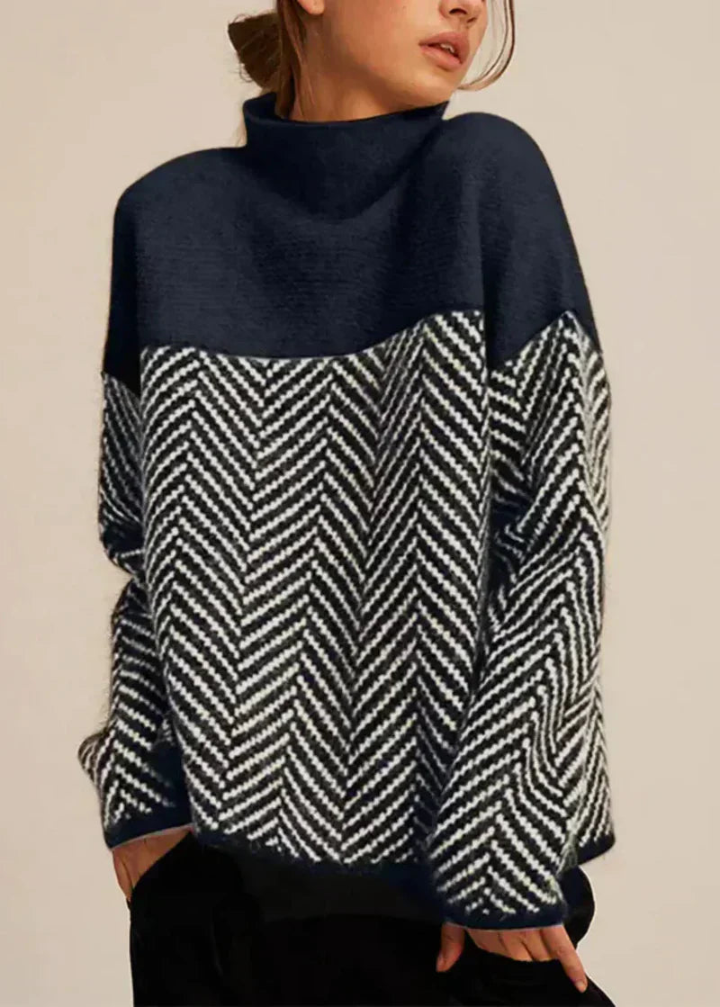 Malene | Suéter elegante de cuello alto para mujer