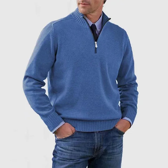 Howard | Suéter con cremallera: calidez clásica y elegancia moderna
