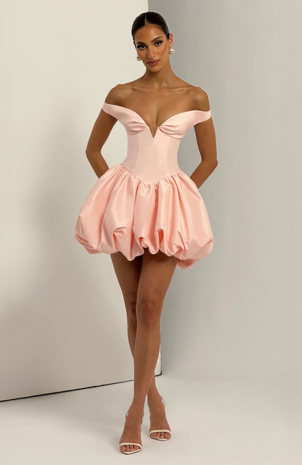 Vestido mini Eileen - Rubor