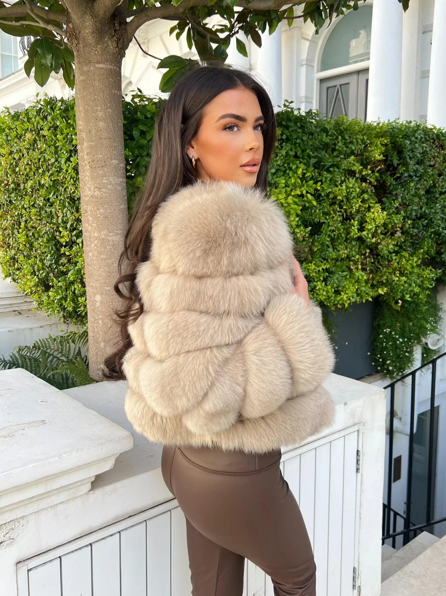 Chaqueta de piel Tiana Elegance