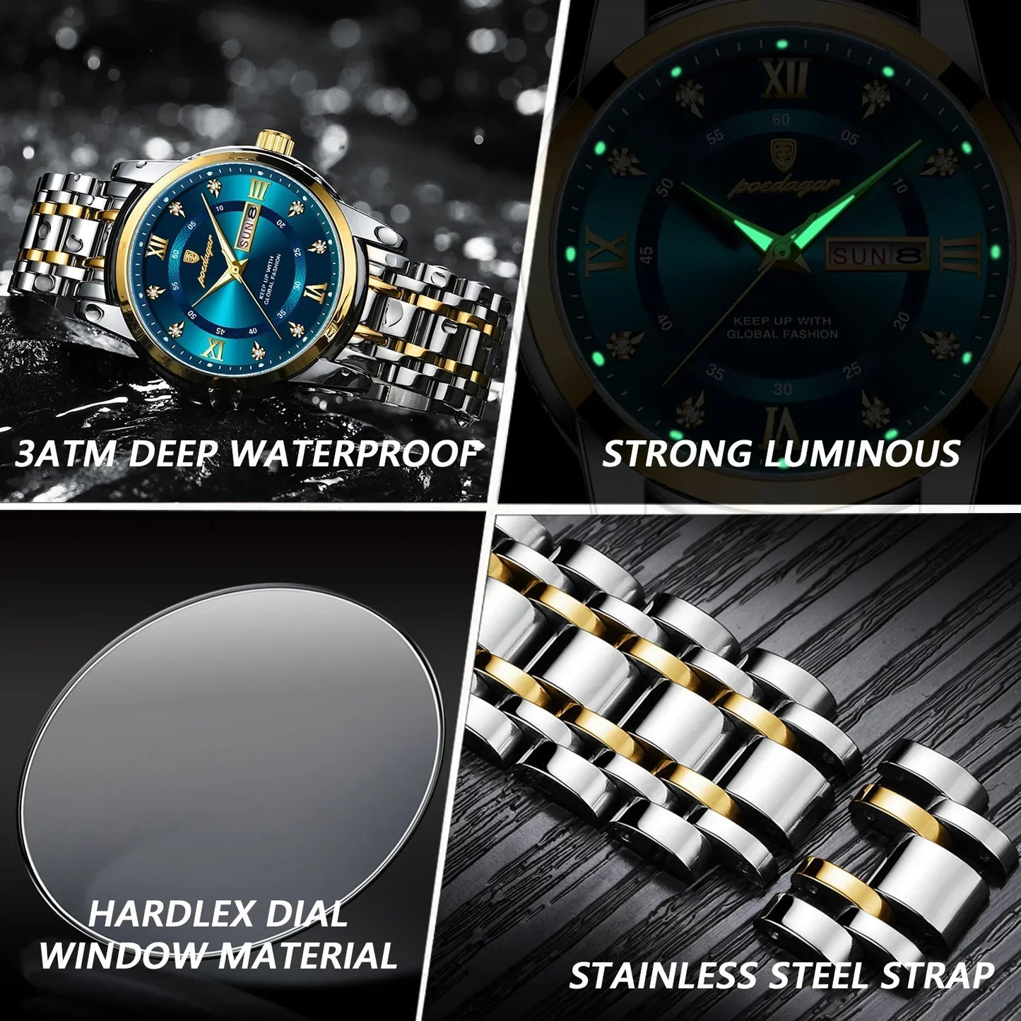LUJURY® Reloj de lujo empresarial