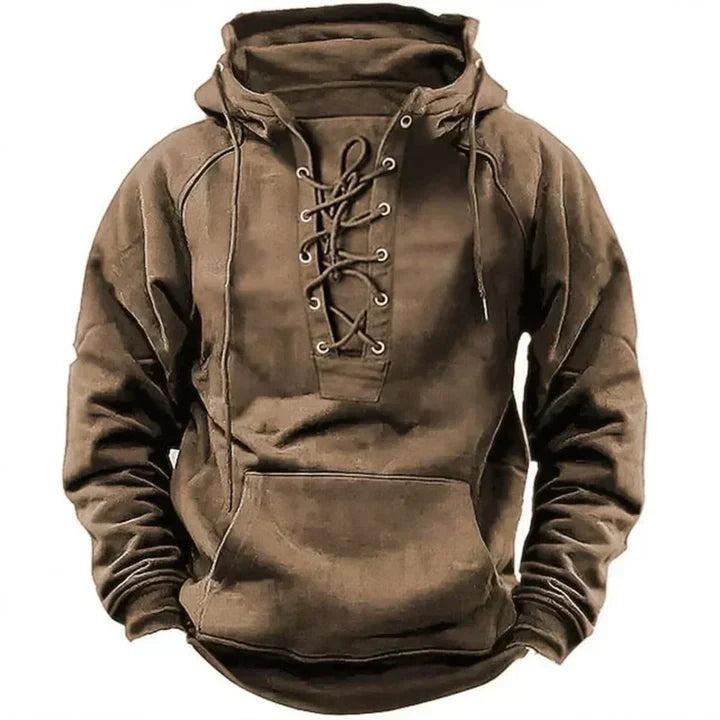 Sudadera con capucha retro: calidez, comodidad y estilo para cada aventura.